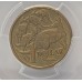 AUSTRALIA 2000 . ONE 1 DOLLAR COIN . ERROR . MULE . STRUCK ON TEN 10 CENTS